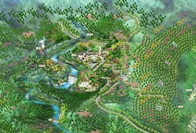 河津市汾河流域瓜峪河支流生态修复环境治理绿化工程
