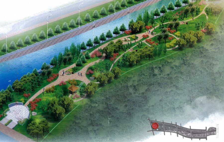 恰卜恰河岸景观提升改造 项目图 4