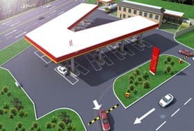 陕西博豪实业有限公司西安航天大道油气充电合建站