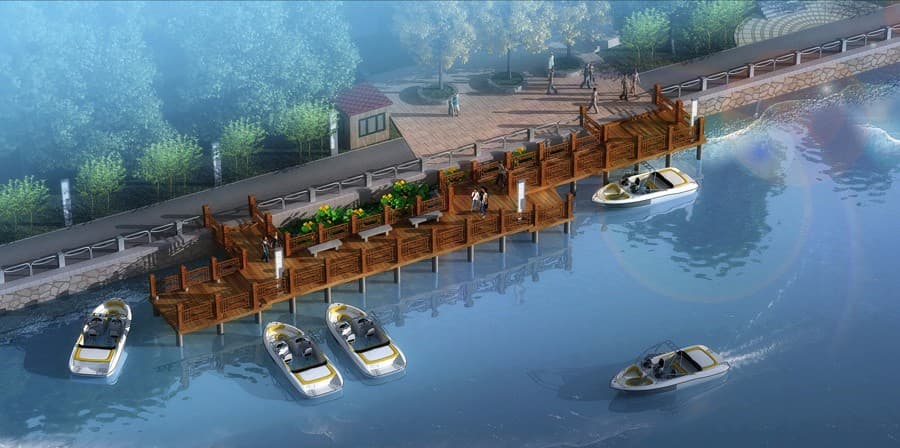 古交市汾河河道治理景观工程 项目图 3