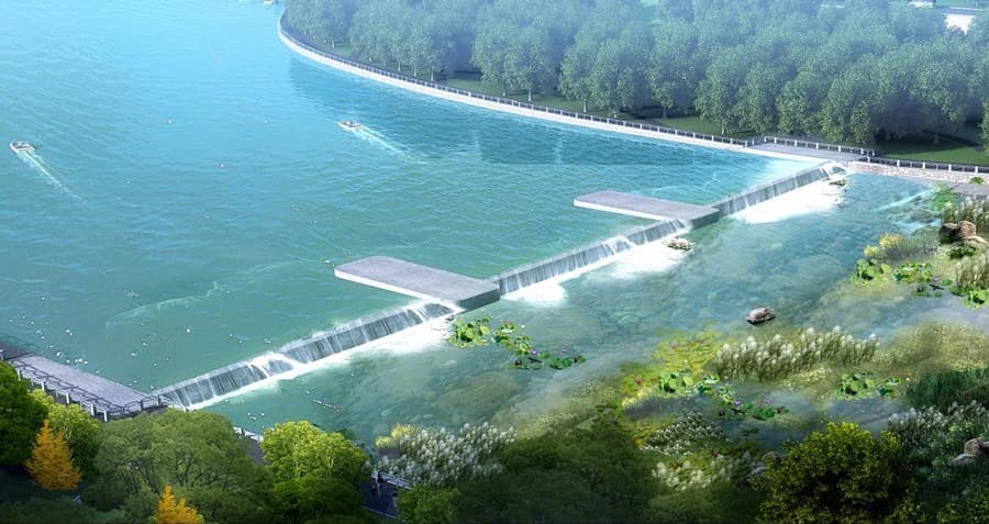 古交市汾河河道治理景观工程 项目图 4