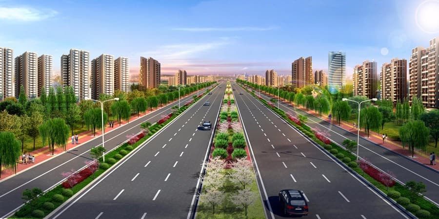 纺渭路拓宽改造工程 项目图 2