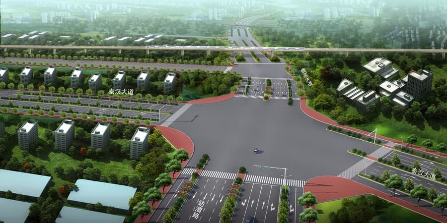 纺渭路拓宽改造工程 项目图 3