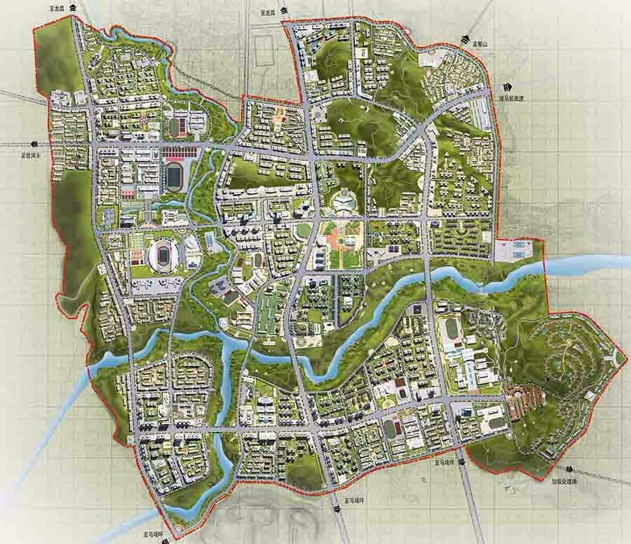 福泉市城市总体规划 项目图 2